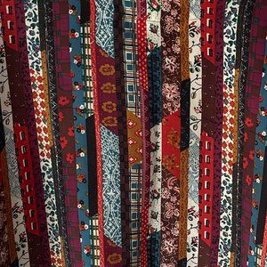 1990s All The Prints Multicolor Short Sleeve w/ Shoulder Pads